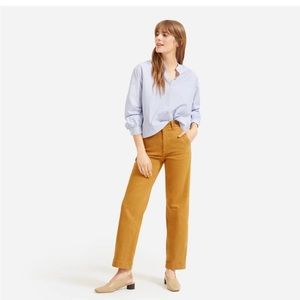 Everlane Straight Leg Crop in Golden Brown size 2 short NWT
